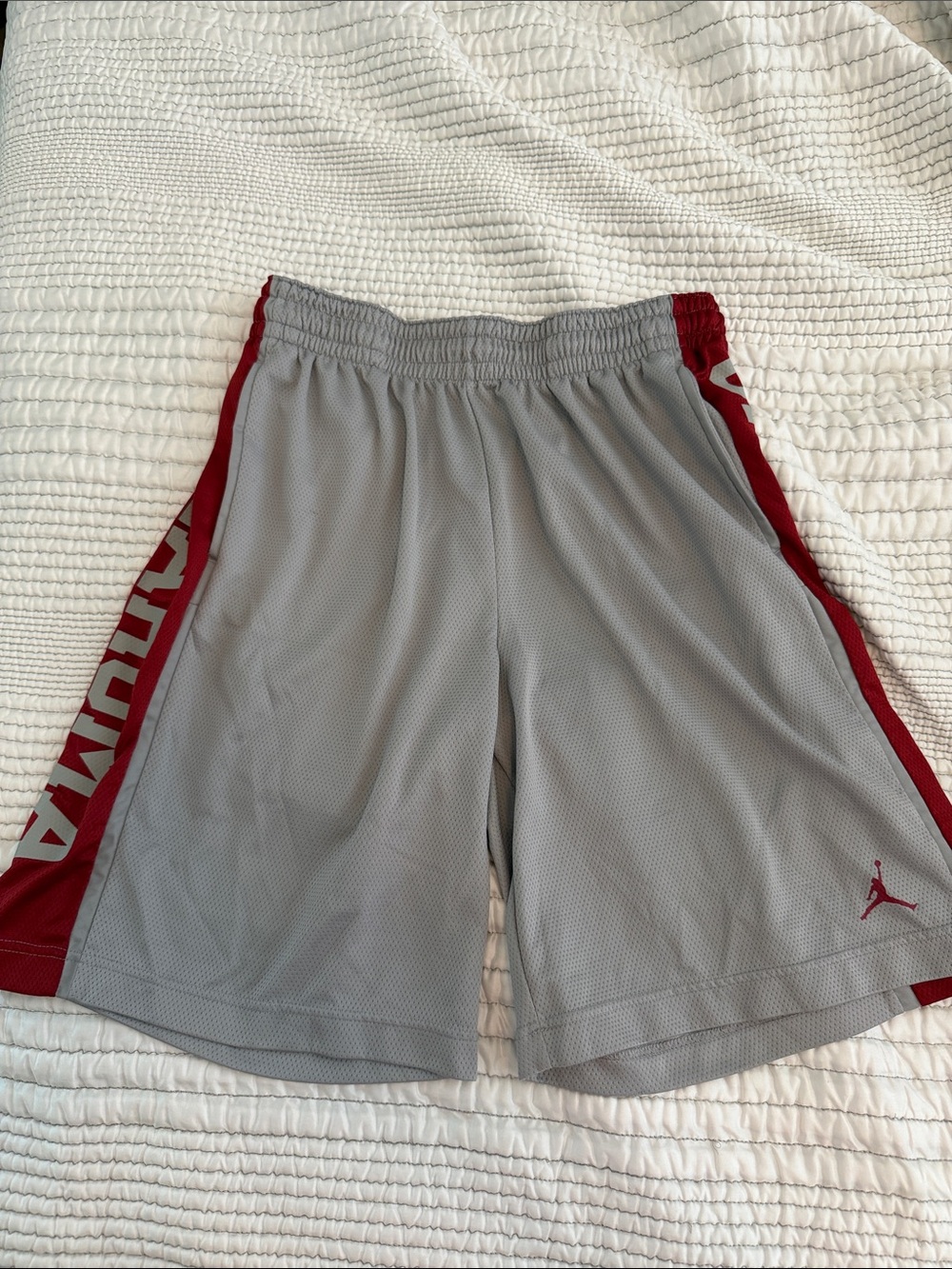 Oklahoma Sooners Jordan Men’s Gray Athletic Shorts